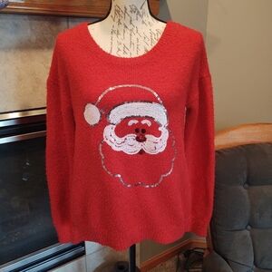 No Boundaries Medium (7-9) Santa Sweater!